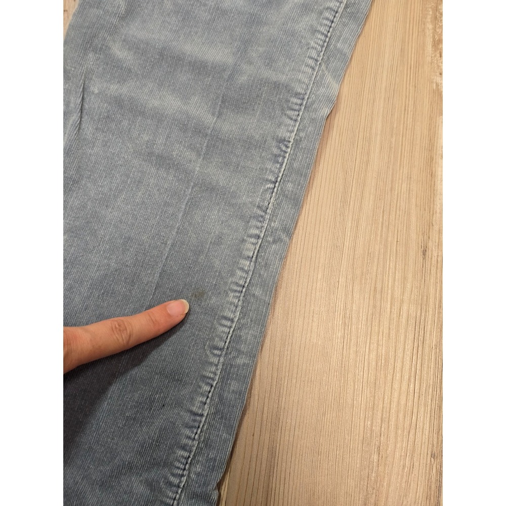 SMALL STAIN AG Seafoam Green Corduroy Low Rise Bootcut Pants 26 Y2K Flare Boho - Picture 6 of 6